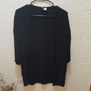 H&M Long Black Cardigan